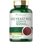 Carlyle Red Yeast Rice Complex, 1220 mg, 120 quick release capsules.