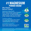 Infographic: #1 Magnesium Powder Brand, Award-Winning Quality, Vegan, Certified R.A.W.™, Certified C.L.E.A.N.™, Non GMO Project Verified