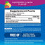 Supplement Facts panel for NV Calm Raspberry Lemon flavor, detailing nutritional information, ingredients, and serving size.