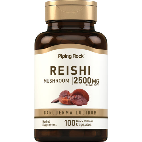 Reishi Mushroom, 2500 mg, 100 Quick Release Capsules