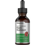 Super Concentrated Reishi Mushroom Liquid Extract, 2 fl. oz. (59 mL). non-gmo / gluten-free / alcohol-free. Vegetarian Herbal Supplement.