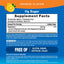 NV Calm Orange 16 oz (453 g) supplement facts panel details various nutritional components and ingredient amounts.