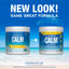 Natural Vitality CALM Sweet Lemon Magnesium Supplement, 8 oz (227 G), with both old and new packaging displayed.