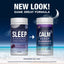 CALM Sleep with Melatonin Gummies Blueberry-Pomegranate Flavor, 120 Tasty Gummies