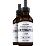 Two PROFESSIONAL STRENGTH RETINOL SERUM SKIN RENEWAL 2 fl. oz. (59mL) dropper bottles are shown.