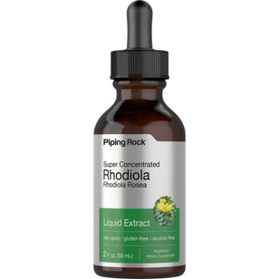 Rhodiola Liquid Extract Alcohol Free, 2 fl oz (59 mL) Dropper Bottle