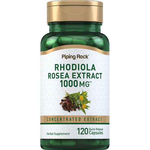 Rhodiola Rosea, 1000 mg, 120 Quick Release Capsules