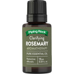Clarifying Rosemary Aromatherapy Pure Essential Oil bottle, 15 mL (0.51 FL. OZ.), Rosmarinus officinalis.
