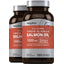 Salmon Oil 1000 mg Virgin Wild Alaskan Full Range, 180 Quick Release Softgels, 2  Bottles
