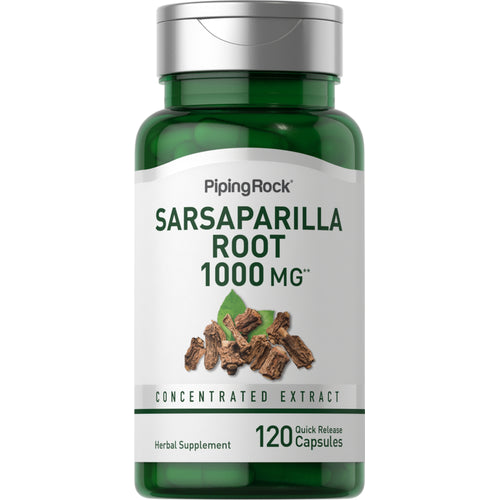 Sarsaparilla Root, 1000 mg, 120 Quick Release Capsules