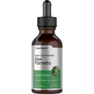 Saw Palmetto Berry Liquid Extract Alcohol Free, 2 fl oz (59 mL) Dropper Bottle