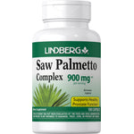 Lindberg Saw Palmetto Complex 900 mg per serving, 100 capsules in a bottle.