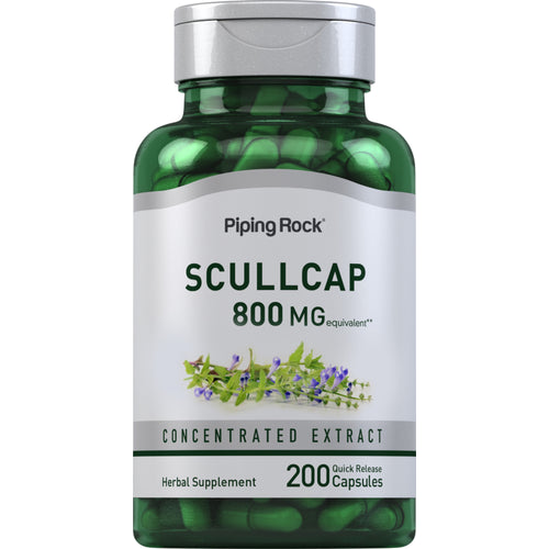 Scullcap Herb, 800 mg, 200 Quick Release Capsules