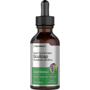 Scullcap Liquid Extract Alcohol Free, 2 fl oz (59 mL) Dropper Bottle
