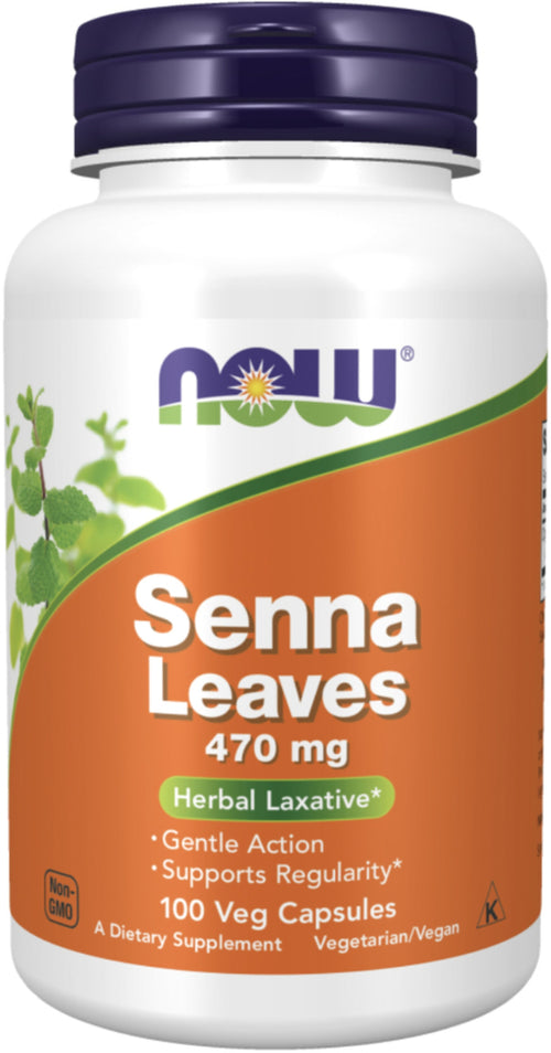 Senna Leaves, 470 mg, 100 VegCaps