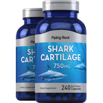 Shark Cartilage, 750 mg, 240 Quick Release Capsules, 2  Bottles