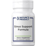 Nature's Product Sinus Support Formula dietary supplement with 90 vegetarian capsules.