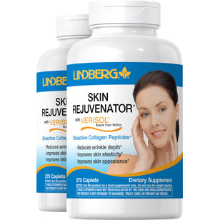Skin Rejuvenator with Verisol Bioactive Collagen Peptides, 270 Caplets, 2  Bottles