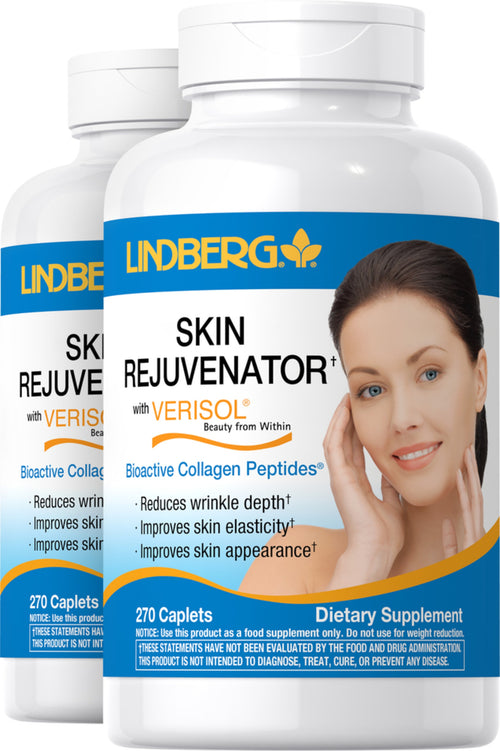 Skin Rejuvenator with Verisol Bioactive Collagen Peptides, 270 Caplets, 2  Bottles