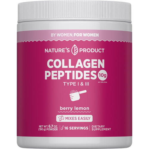Super Collagen Peptides (Berry Lemon), 6.7 oz (190 g) Bottle