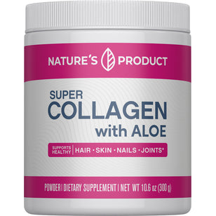 Super Collagen with Aloe, 10.6 oz (300 g) Bottle