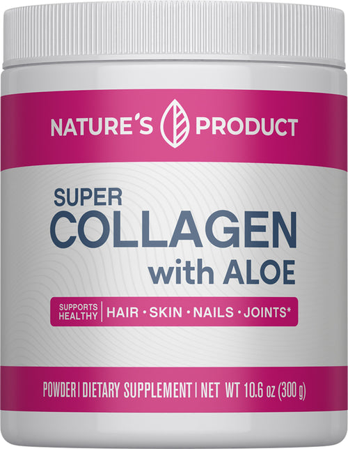 Super Collagen with Aloe, 10.6 oz (300 g) Bottle