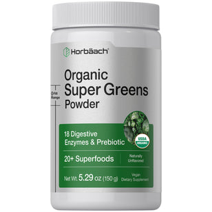 Super Greens Powder (Organic), 5.29 oz (150 g) Bottle