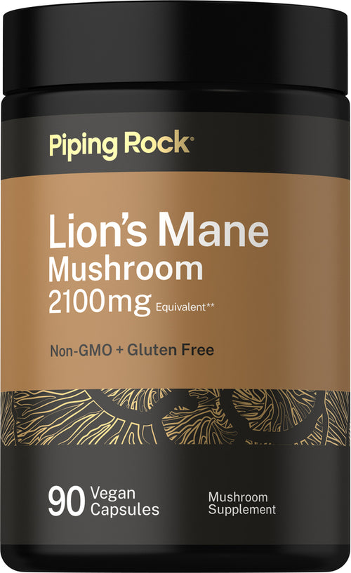 Super Lion's Mane Mushroom, 2100 mg, 90 Vegan Capsules