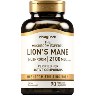 Super Lion's Mane Mushroom, 2100 mg, 90 Vegetarian Capsules