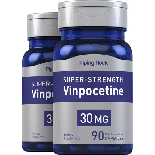 Super-Strength Vinpocetine, 30 mg, 90 Quick Release Capsules, 2  Bottles