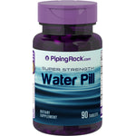 Bottle of Super Strength Water Pill containing 90 tablets.