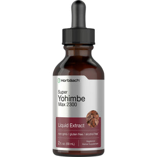 Super Yohimbe Max Liquid Extract Alcohol Free, 2300 mg, 2 fl oz (59 mL) Dropper Bottle