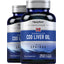 Supreme Engelvaer Norwegian Cod Liver Oil, 250 Quick Release Softgels, 2  Bottles