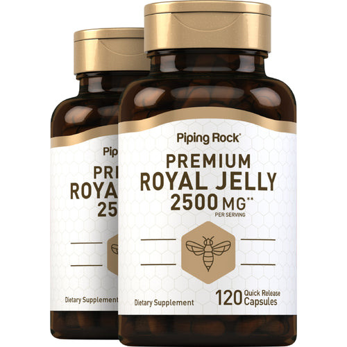 Supreme Royal Jelly, 2500 mg, 120 Quick Release Capsules, 2  Bottles