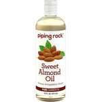 Bottle of Sweet Almond Oil Prunus Amygdalus Dulcis, Pure Carrier Oil, 16 FL. OZ. (473 mL).
