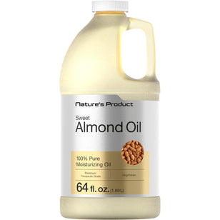 Sweet Almond Oil, 64 fl oz (1.89 L) Bottle