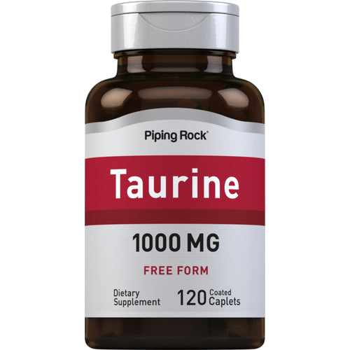 Taurine, 1000 mg, 120 Coated Caplets