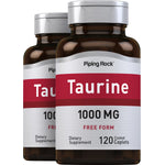 Taurine, 1000 mg, 120 Coated Caplets, 2  Bottles