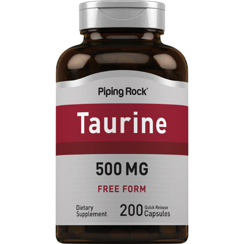 Taurine, 500 mg, 200 Quick Release Capsules