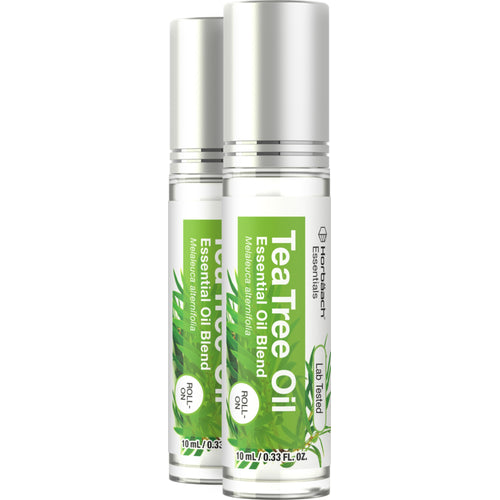 Tea Tree Essential Oil Roll-On Blend (2 Pack), 10mL / 0.33 fl.oz Roll-On
