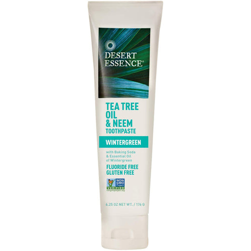 Tea Tree Oil & Neem Toothpaste (Wintergreen), 6.25 oz (177 g) Tube