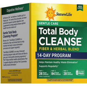 RN 14 Day Total Body Cleanse: 3 Part Kit with 28, 84, 28 Vegan Capsules. Fiber and Herbal Blend for a 14-day program. Gluten Free.