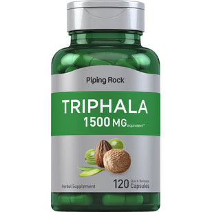 Triphala, 1500 mg, 120 Quick Release Capsules