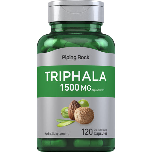 Triphala, 1500 mg, 120 Quick Release Capsules