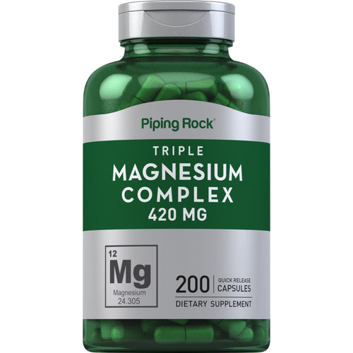 Triple Magnesium Complex, 420 mg, 200 Quick Release Capsules