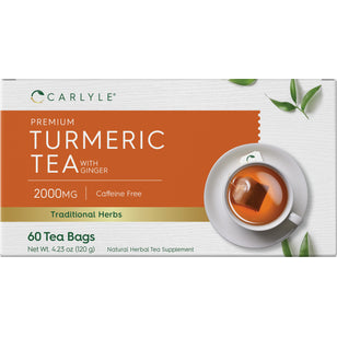 Turmeric Tea, 2000 mg, 60 Tea Bags