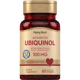 Ubiquinol, 100 mg, 60 Quick Release Softgels
