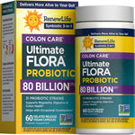 Ultimate Flora Colon Care Probiotic 80 Billion, 60 Delayed Release Vegan Caps