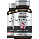Ultimate Horny Goat Weed Complex, 100 Vegetarian Capsules, 2  Bottles