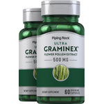 Ultra Graminex Flower Pollen Ext, 500 mg, 60 Quick Release Capsules, 2  Bottles